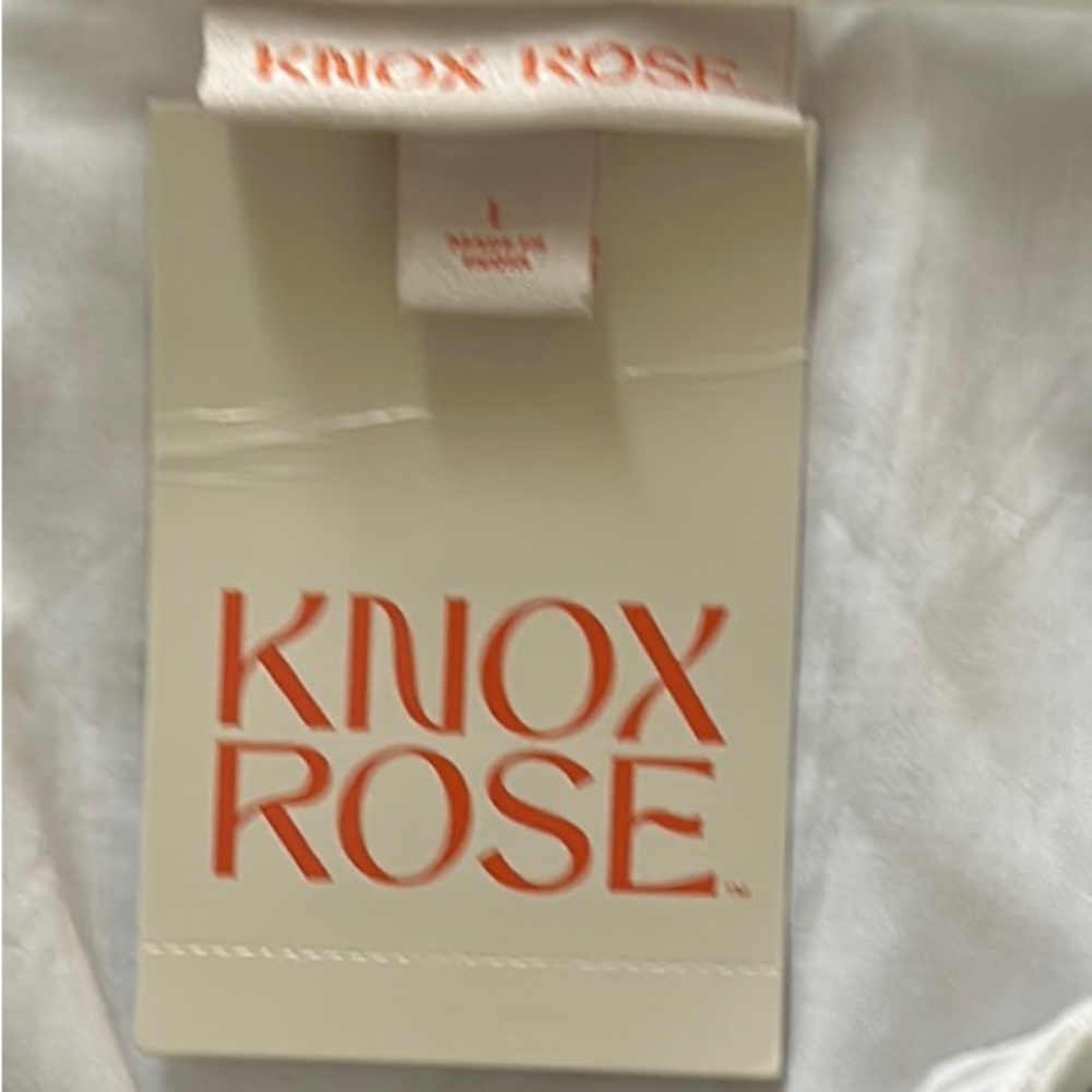 Knox Rose White Dress with Colorful Embroidery - Picture 5 of 8